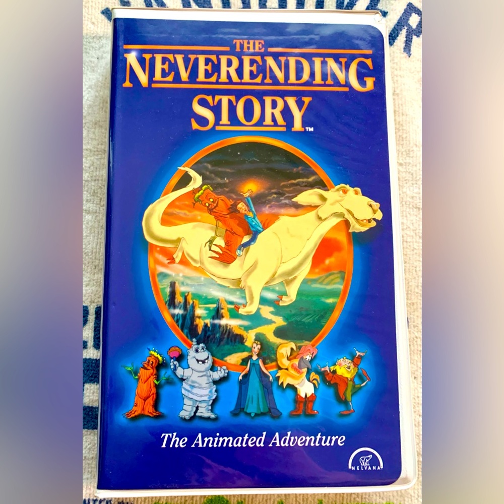 The Neverending Story ANIMATED VERSION - VHS (Clamshell)